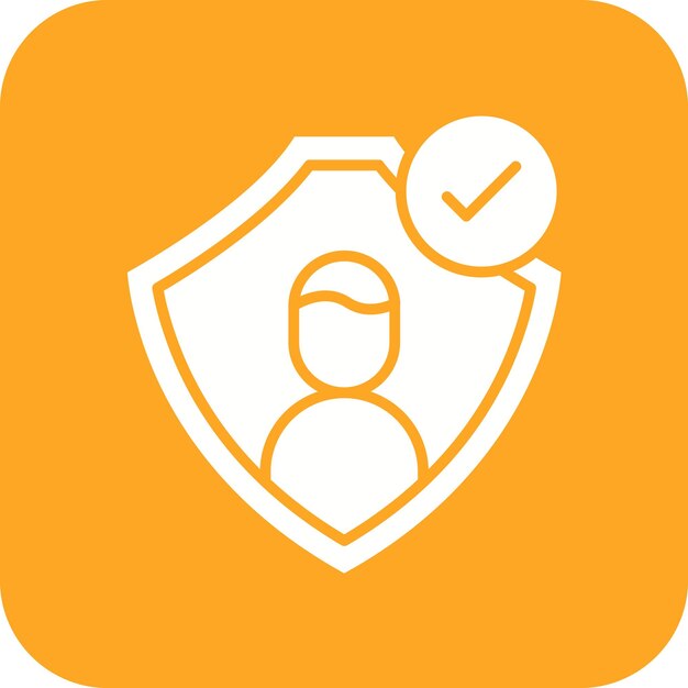 Imagen vectorial de icono de autenticación Se puede utilizar para criptomonedas