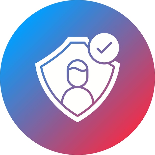 Imagen vectorial de icono de autenticación Se puede utilizar para criptomonedas
