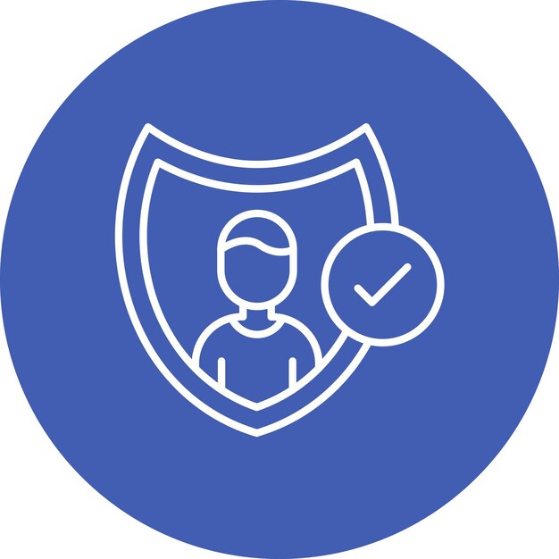 Imagen vectorial de icono de autenticidad Se puede utilizar para el marketing de influencers