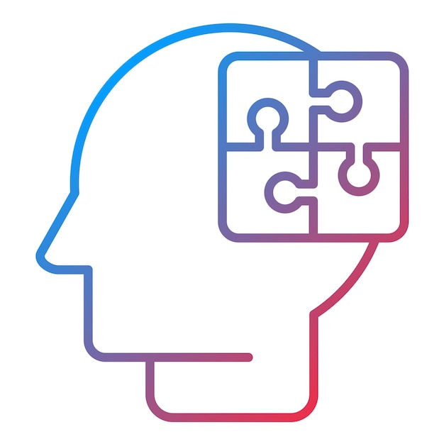 Imagen vectorial de icono de autismo Se puede usar para Discapacidad