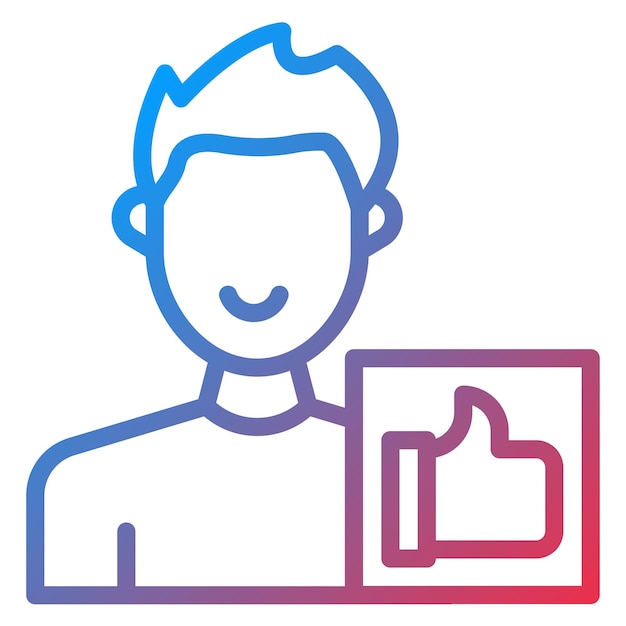 Imagen vectorial de icono de auto-valor Se puede usar para rasgos de personalidad