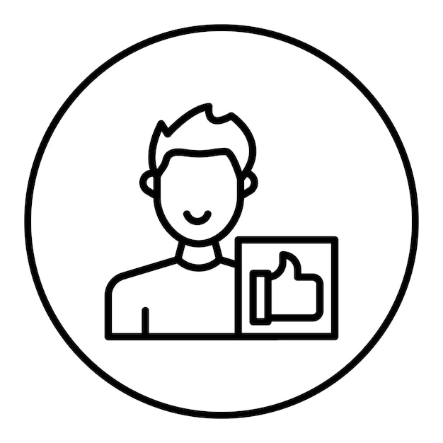 Imagen vectorial de icono de auto-valor Se puede usar para rasgos de personalidad