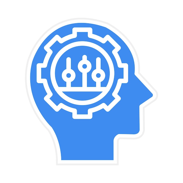 La imagen vectorial del icono de autodisciplina se puede utilizar para los rasgos de personalidad