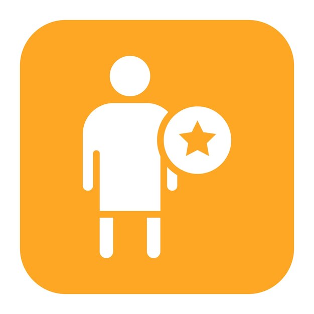 Imagen vectorial del icono de autoestima Se puede utilizar para los rasgos de personalidad