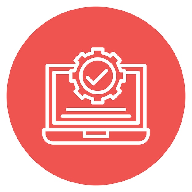 Imagen vectorial de icono de automatización Se puede utilizar para Business Analytics
