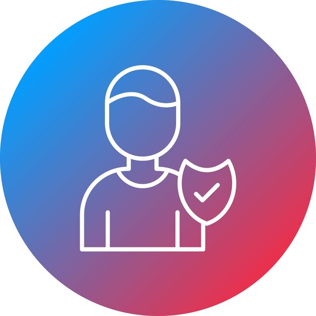 Imagen vectorial del icono de autoridad Se puede utilizar para el marketing de influencers