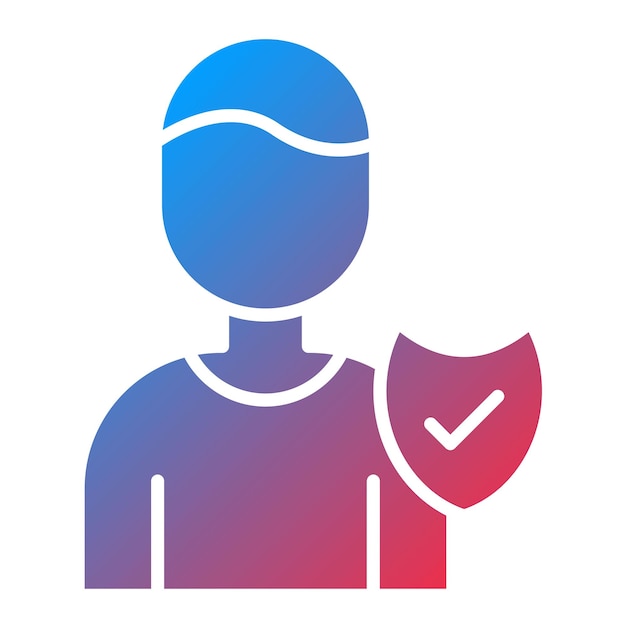 Imagen vectorial del icono de autoridad Se puede utilizar para el marketing de influencers