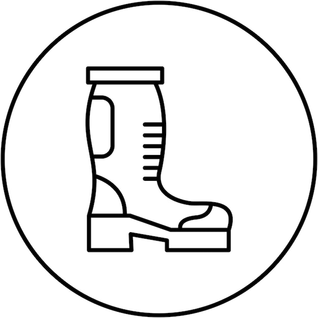 Imagen vectorial del icono de Autumn Boots Se puede usar para Autumn