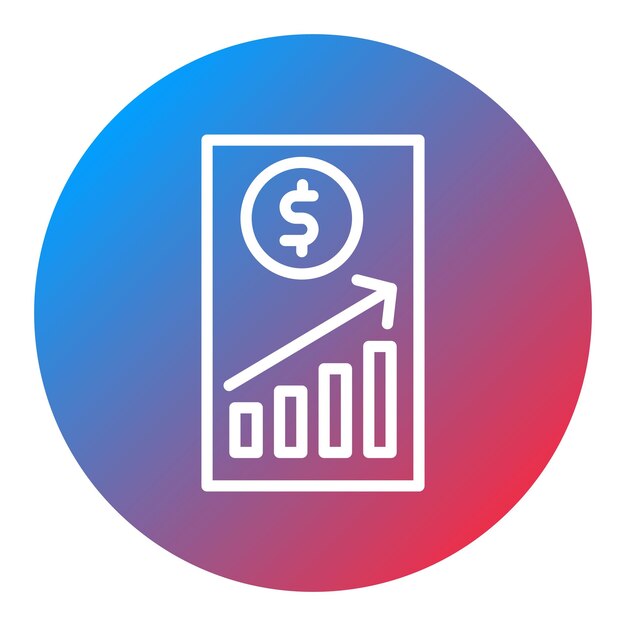 Imagen vectorial del icono de avance Se puede utilizar para Business Analytics
