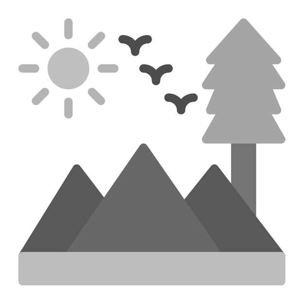 Imagen vectorial del icono de la aventura Se puede usar para la aventura