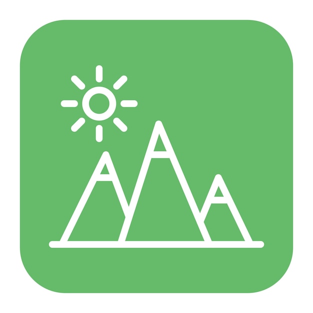 Imagen vectorial de icono de aventura Se puede usar para estilos de vida