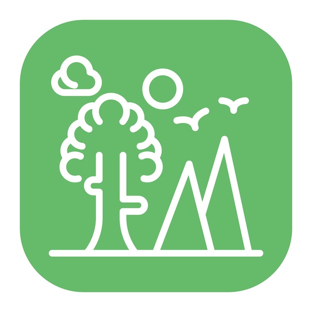 La imagen vectorial del icono de la aventura se puede utilizar para la jubilación