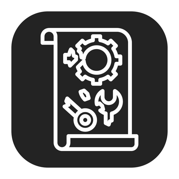 Imagen vectorial del icono de avería Se puede utilizar para la interrupción del negocio
