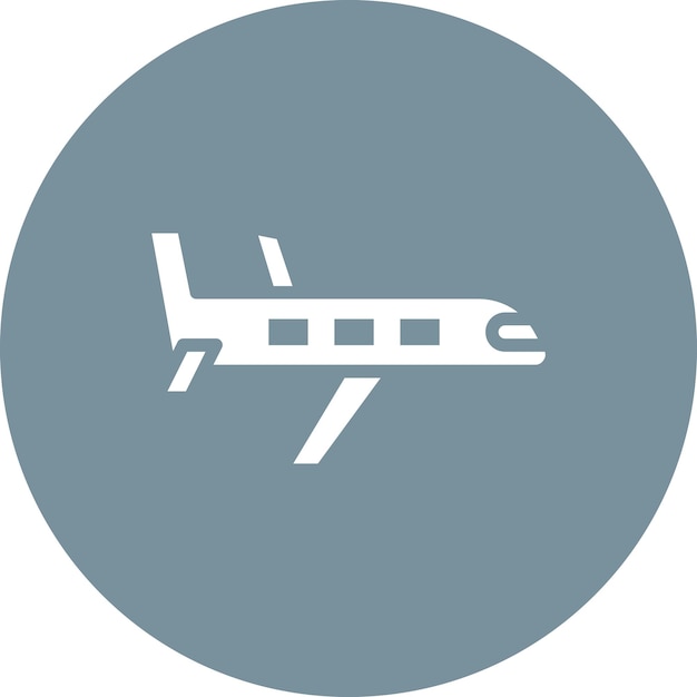 Imagen vectorial del icono de avión Se puede utilizar para el avión