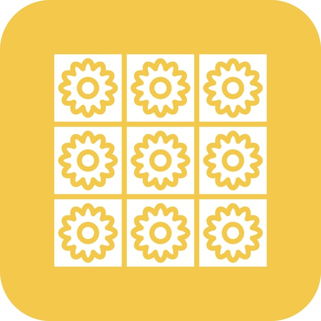 Imagen vectorial del icono de los azulejos de pared Se puede utilizar para mejoras en el hogar