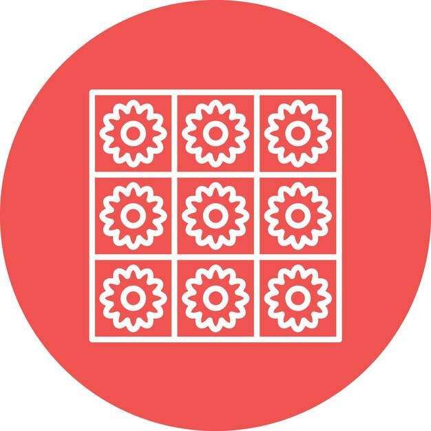 Imagen vectorial del icono de los azulejos de pared Se puede utilizar para mejoras en el hogar