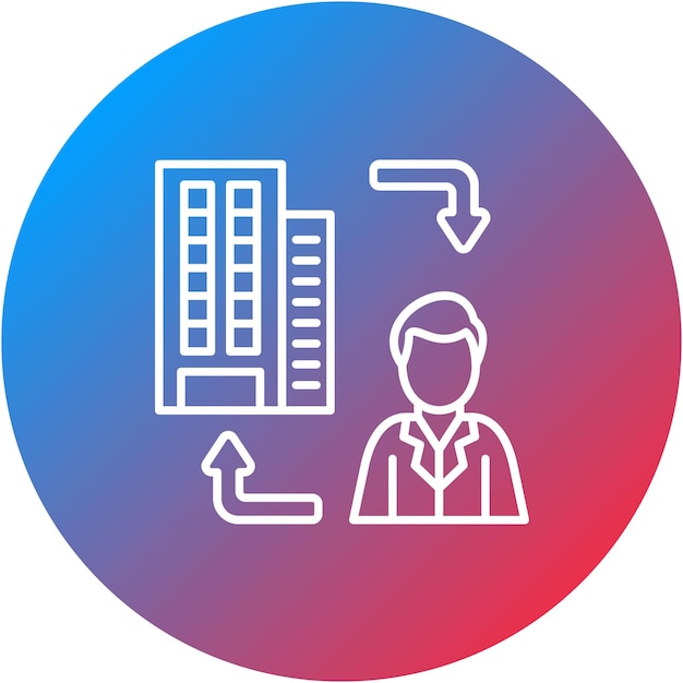 Imagen vectorial de icono B2C Puede utilizarse para Fintech