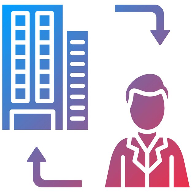 Imagen vectorial de icono B2C Puede utilizarse para Fintech