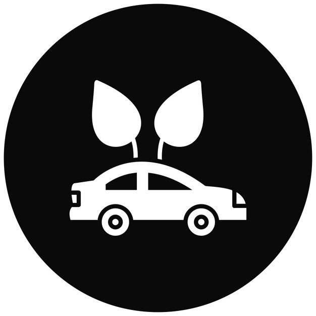 Imagen vectorial del icono de bajas emisiones Puede utilizarse para la energía renovable