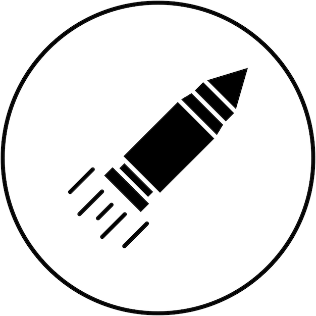 Imagen vectorial de icono de bala Se puede usar para Wild West