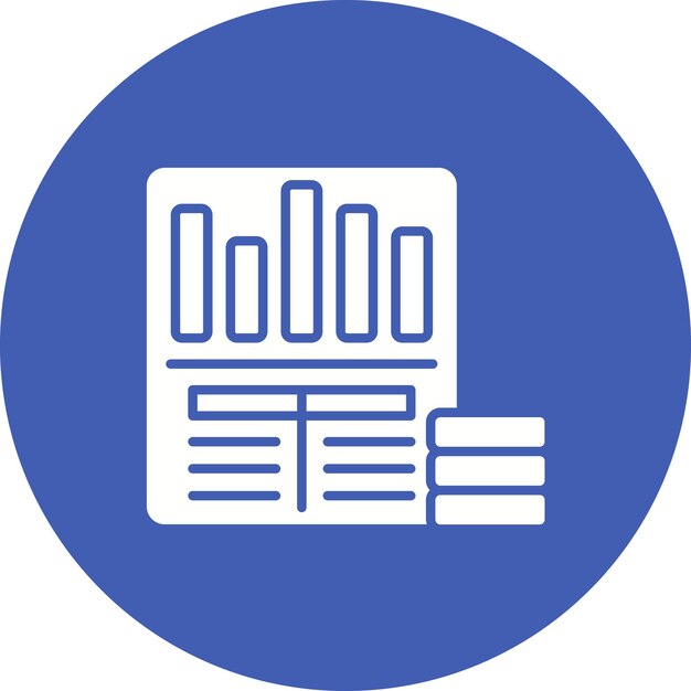 Imagen vectorial del ícono del balance puede utilizarse para las finanzas