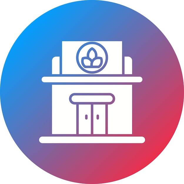 Imagen vectorial del icono del balneario Se puede utilizar para la medicina alternativa