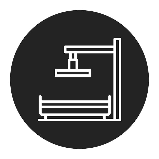 Imagen vectorial del icono de la balsa Se puede utilizar para la impresión 3D