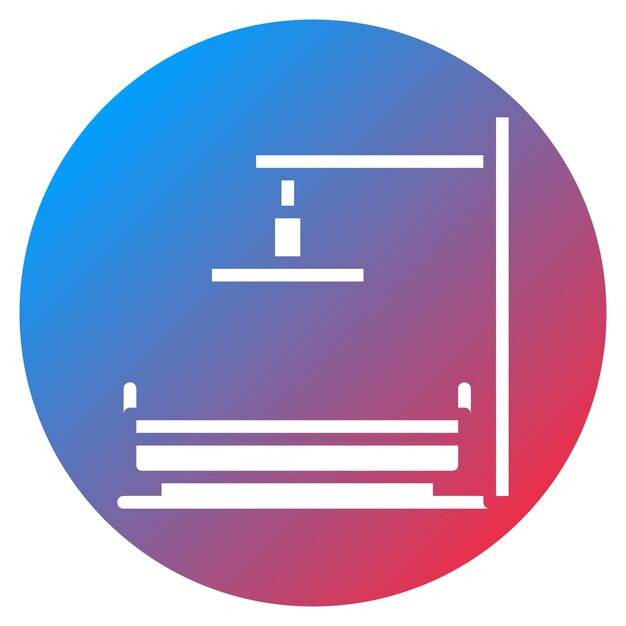 Imagen vectorial del icono de la balsa Se puede utilizar para la impresión 3D