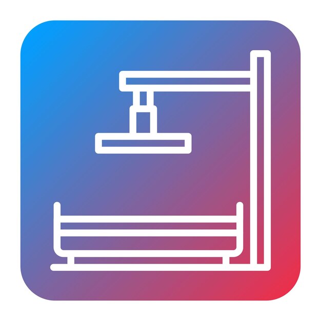 Imagen vectorial del icono de la balsa Se puede utilizar para la impresión 3D