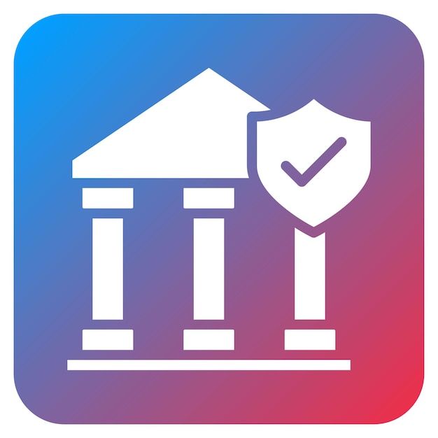 Imagen vectorial de icono de banca segura Puede utilizarse para el pago seguro