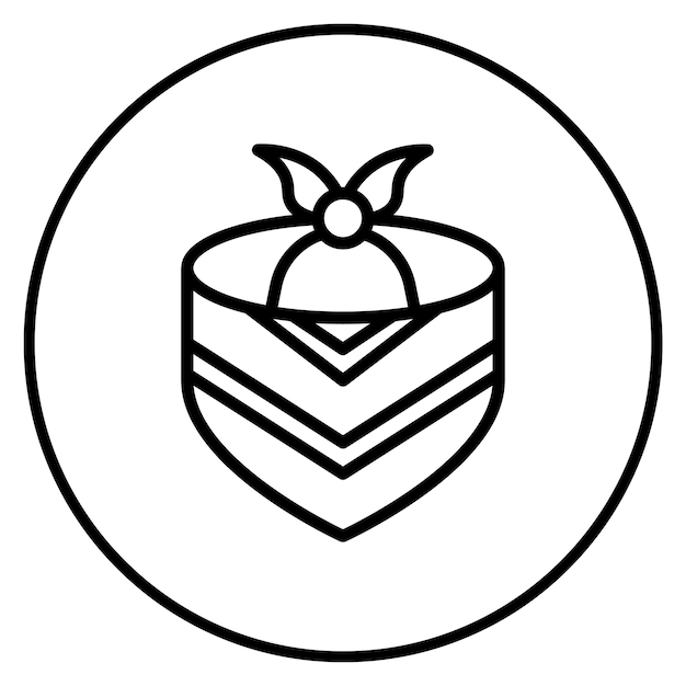 Imagen vectorial de icono de bandana Se puede usar para Rock and Roll