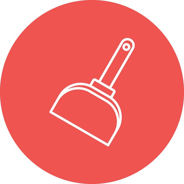 Imagen vectorial del icono de la bandeja de basura Se puede utilizar para la rutina de higiene