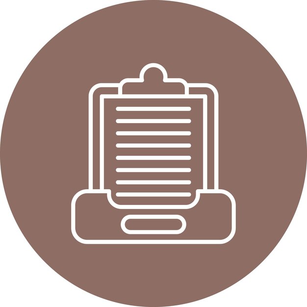 Imagen vectorial del icono de la bandeja de entrada del proyecto Se puede utilizar para la gestión del proyecto