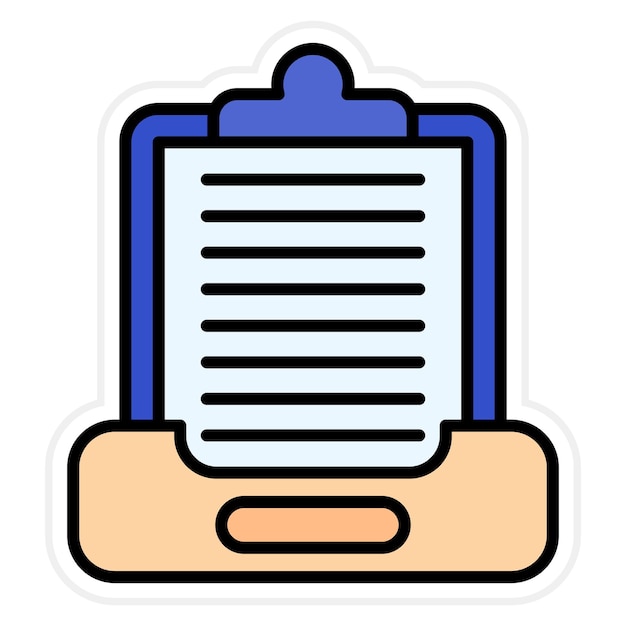 Imagen vectorial del icono de la bandeja de entrada del proyecto Se puede utilizar para la gestión del proyecto