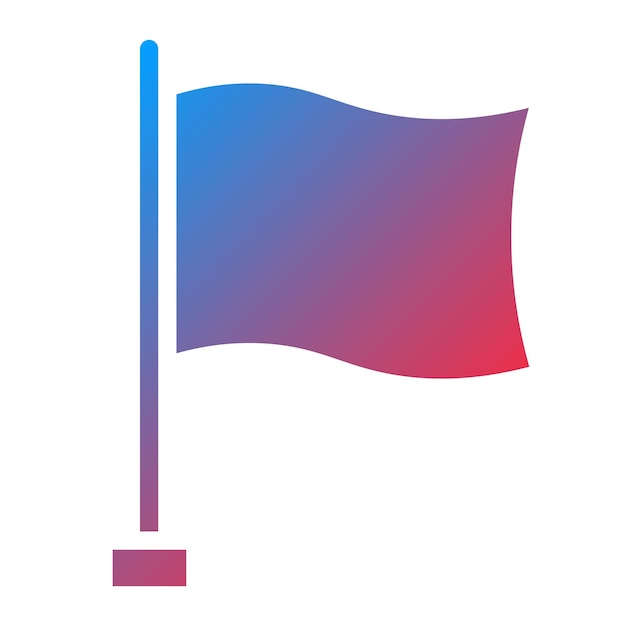 Imagen vectorial del icono de la bandera Se puede utilizar para los Derechos Humanos