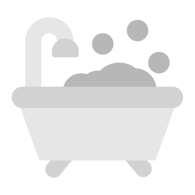 Imagen vectorial del icono de la bañera del bebé Se puede usar para la maternidad