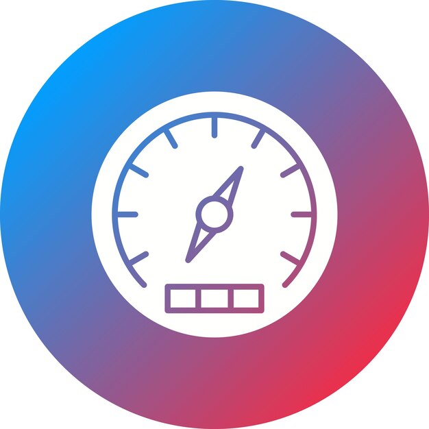 Imagen vectorial del icono del barómetro Se puede usar para el tiempo