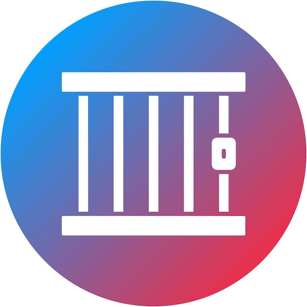 Imagen vectorial del icono de la barra de seguridad Se puede utilizar para el parque de atracciones