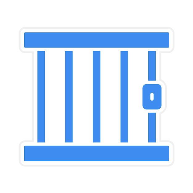Imagen vectorial del icono de la barra de seguridad Se puede utilizar para el parque de atracciones