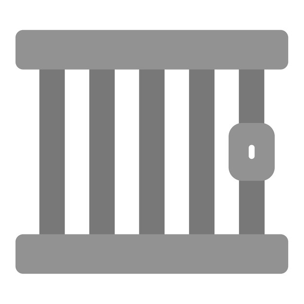 Imagen vectorial del icono de la barra de seguridad Se puede utilizar para el parque de atracciones
