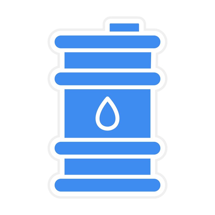 Vector imagen vectorial del icono del barril de petróleo se puede utilizar para la contaminación