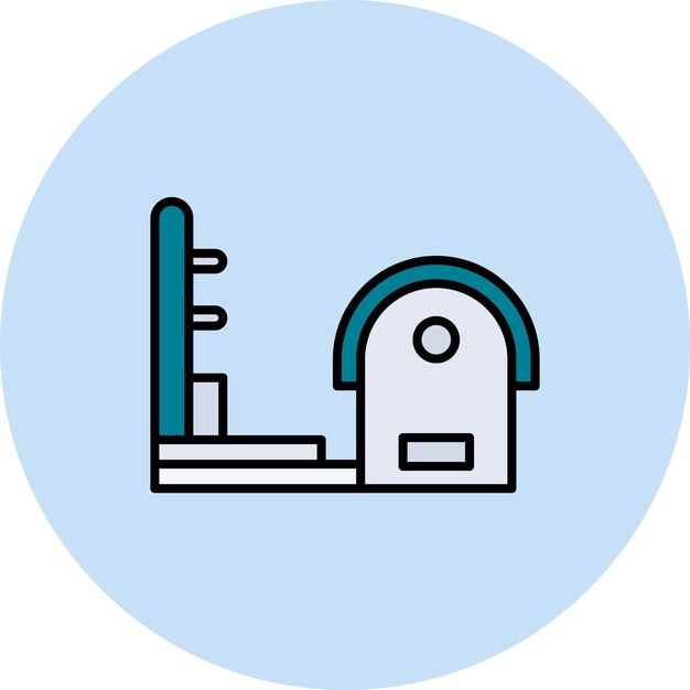 Imagen vectorial del icono del barril Se puede usar para Pilates
