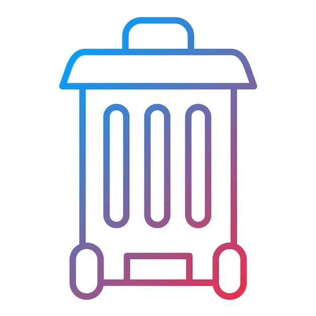 Imagen vectorial del icono de la basura de reciclaje Se puede utilizar para negocios y finanzas