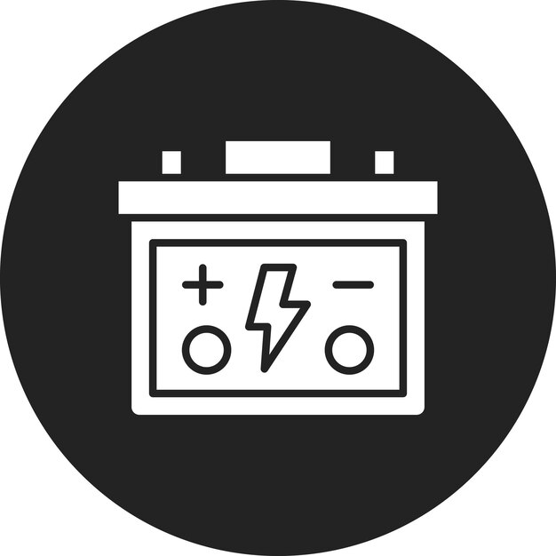 Imagen vectorial del icono de la batería Se puede utilizar para el servicio de taxis