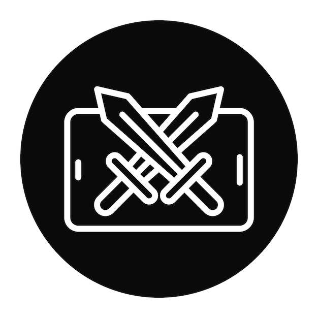 Imagen vectorial del icono de Battle Royale Se puede usar para el desarrollo de juegos