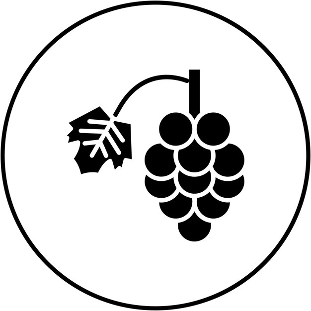 La imagen vectorial del icono de las bayas se puede utilizar para el otoño