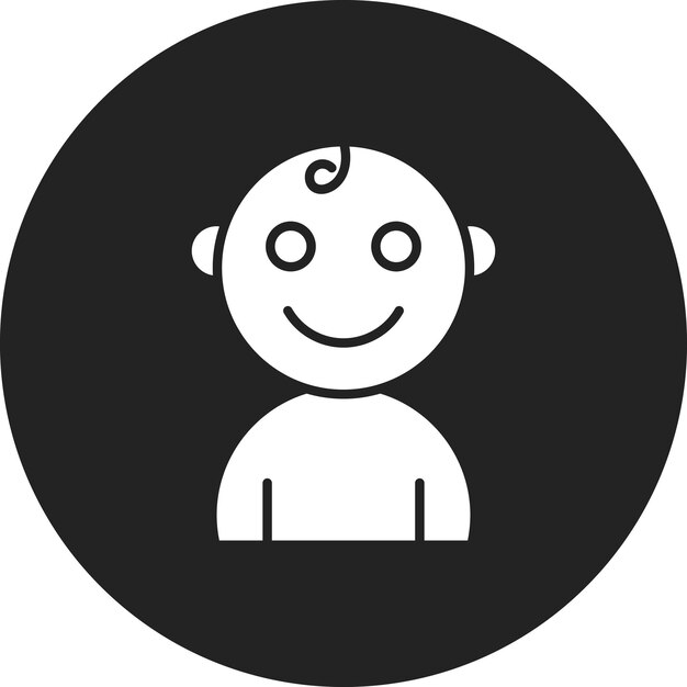 Imagen vectorial del icono del bebé se puede usar para el bebé
