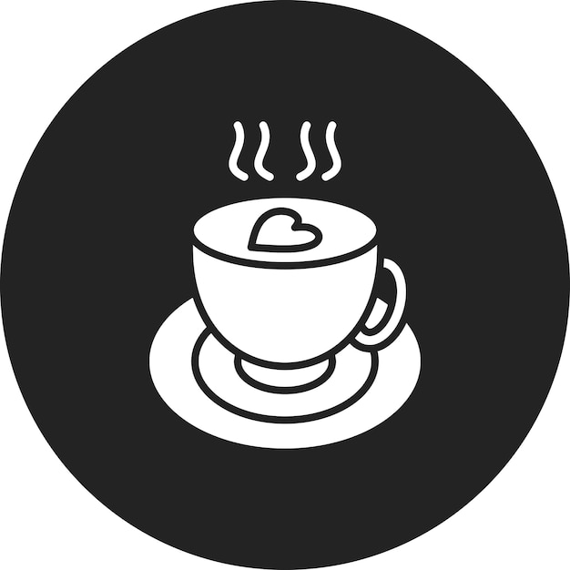 Imagen vectorial del icono de la bebida caliente Se puede usar para el otoño