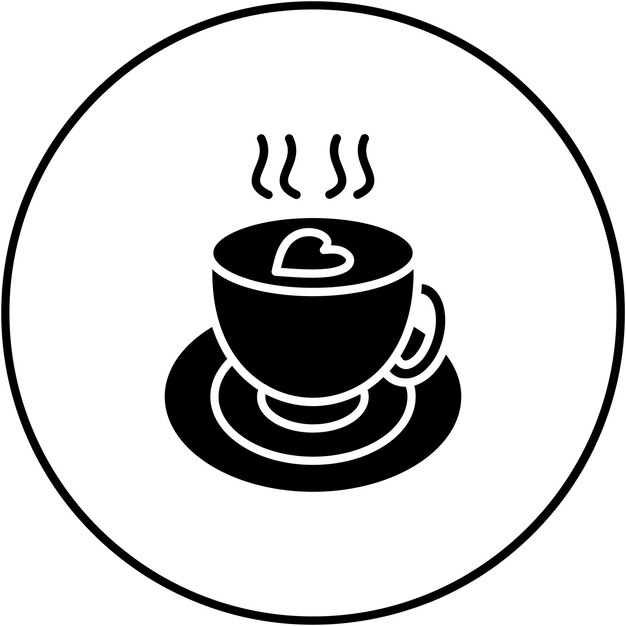 Imagen vectorial del icono de la bebida caliente Se puede usar para el otoño