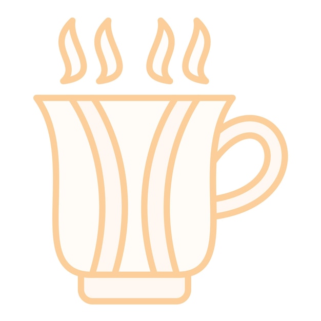 Imagen vectorial de icono de bebida caliente Se puede usar para viajes